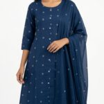 Deep Indigo Blue Kurta Set