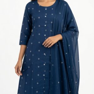 Deep Indigo Blue Kurta Set